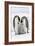 Emperor Penguin, Two Adults with Two Chicks-null-Framed Photographic Print