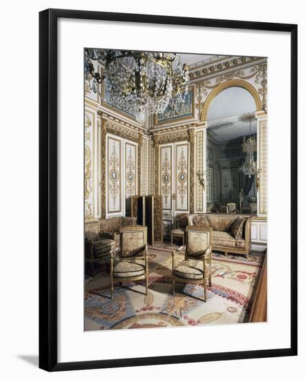 Emperor's Bedroom, Large Apartments of Napoleon I, Palace of Fontainebleau-null-Framed Giclee Print