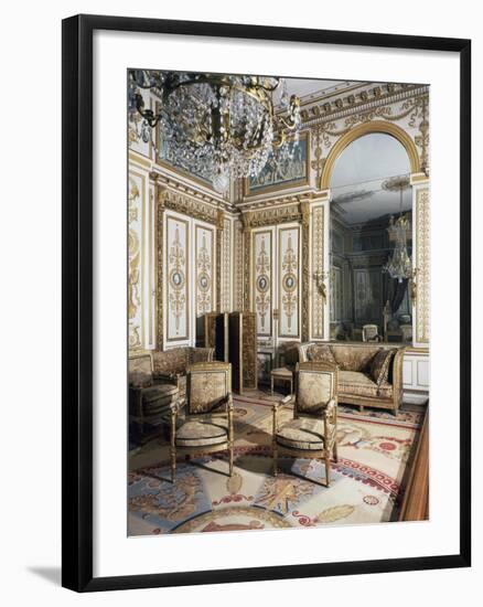 Emperor's Bedroom, Large Apartments of Napoleon I, Palace of Fontainebleau-null-Framed Giclee Print