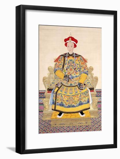 Emperor Tongzhi (1856 - 1875), His Temple Name was Muzong-Chinese School-Framed Giclee Print