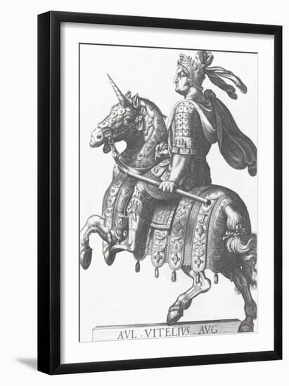 Emperor Vitellius-Antonio Tempesta-Framed Art Print