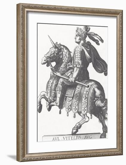 Emperor Vitellius-Antonio Tempesta-Framed Art Print