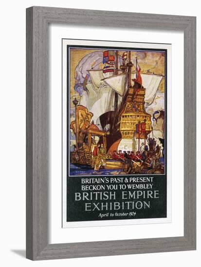 Empire Exhibition 1924-E.a. Cox-Framed Art Print