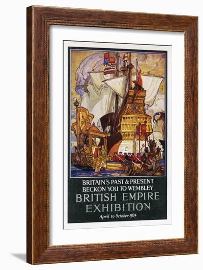 Empire Exhibition 1924-E.a. Cox-Framed Art Print