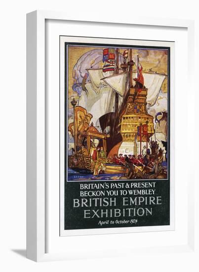 Empire Exhibition 1924-E.a. Cox-Framed Art Print