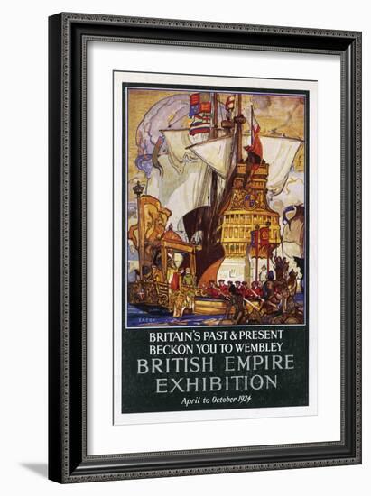 Empire Exhibition 1924-E.a. Cox-Framed Art Print