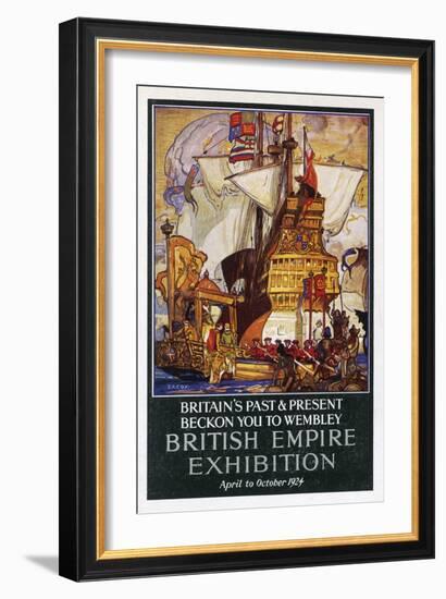 Empire Exhibition 1924-E.a. Cox-Framed Art Print