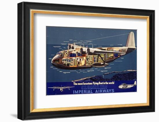 Empire Flying Boat-null-Framed Photographic Print