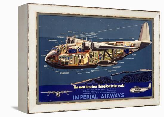 Empire Flying Boat-null-Framed Premier Image Canvas