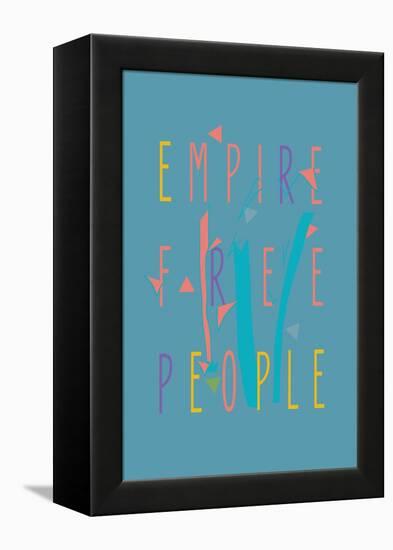 Empire Free People by Annimo-null-Framed Stretched Canvas