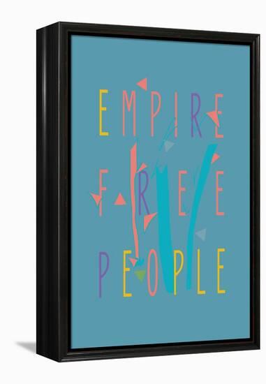 Empire Free People by Annimo-null-Framed Stretched Canvas