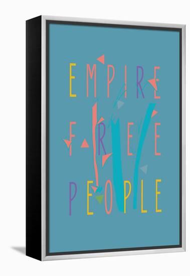 Empire Free People by Annimo-null-Framed Stretched Canvas