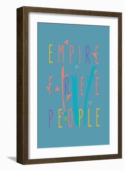 Empire Free People by Annimo-null-Framed Premium Giclee Print