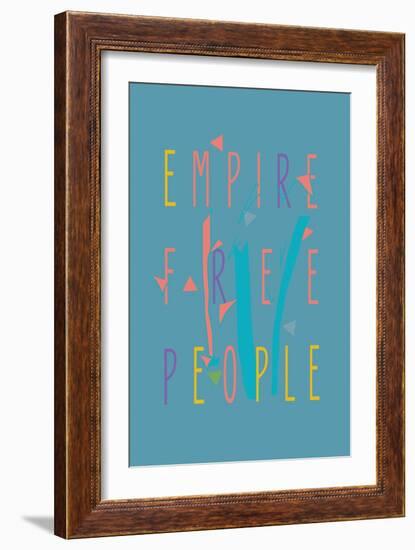 Empire Free People by Annimo-null-Framed Premium Giclee Print