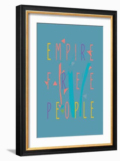 Empire Free People by Annimo-null-Framed Premium Giclee Print