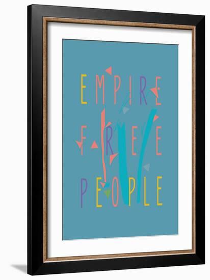 Empire Free People by Annimo-null-Framed Art Print