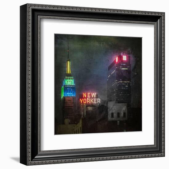 Empire & New Yorker-Richard James-Framed Art Print