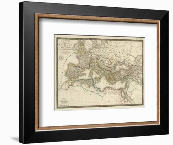 Empire Romain sous Constantin, c.1822-Adrien Hubert Brue-Framed Art Print