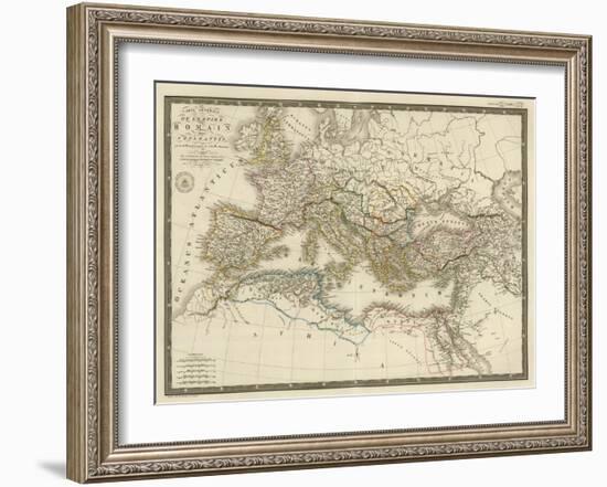 Empire Romain sous Constantin, c.1822-Adrien Hubert Brue-Framed Art Print