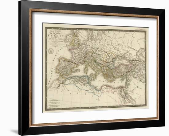 Empire Romain sous Constantin, c.1822-Adrien Hubert Brue-Framed Art Print