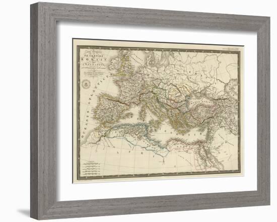 Empire Romain sous Constantin, c.1822-Adrien Hubert Brue-Framed Art Print