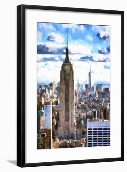 Empire State & 1WTC-Philippe Hugonnard-Framed Giclee Print