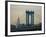 Empire State Building and Manhattan Bridge, Manhattan, New York City, USA-Jon Arnold-Framed Photographic Print
