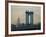 Empire State Building and Manhattan Bridge, Manhattan, New York City, USA-Jon Arnold-Framed Photographic Print