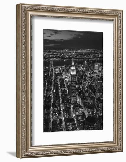 Empire State Building and Manhattan, New York City, New York, USA-Jon Arnold-Framed Photographic Print