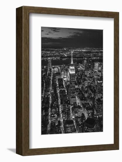 Empire State Building and Manhattan, New York City, New York, USA-Jon Arnold-Framed Photographic Print