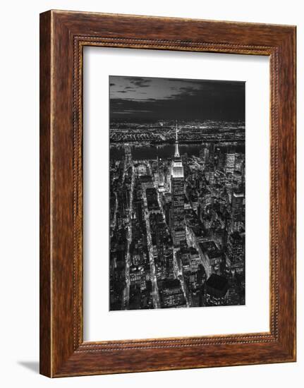 Empire State Building and Manhattan, New York City, New York, USA-Jon Arnold-Framed Photographic Print