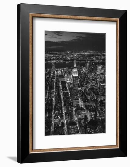 Empire State Building and Manhattan, New York City, New York, USA-Jon Arnold-Framed Photographic Print