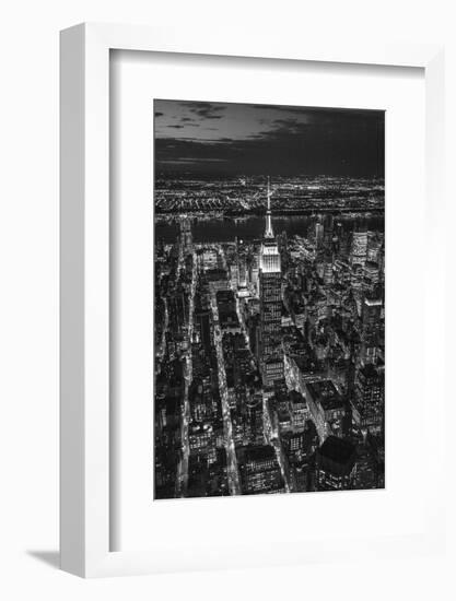 Empire State Building and Manhattan, New York City, New York, USA-Jon Arnold-Framed Photographic Print