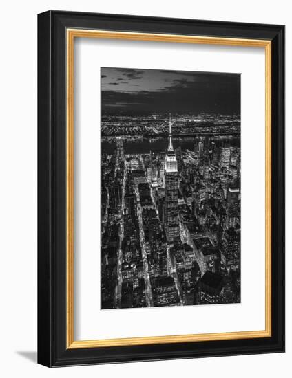 Empire State Building and Manhattan, New York City, New York, USA-Jon Arnold-Framed Photographic Print