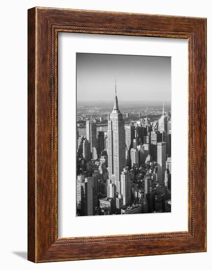 Empire State Building and Manhattan, New York City, New York, USA-Jon Arnold-Framed Photographic Print