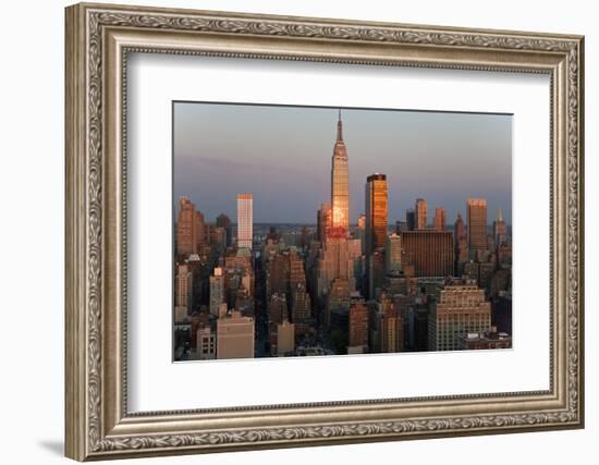 Empire State Building and Midtown Manhattan, New York, USA-Peter Adams-Framed Photographic Print