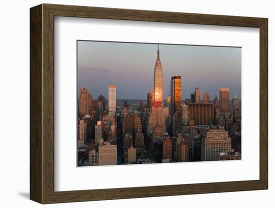 Empire State Building and Midtown Manhattan, New York, USA-Peter Adams-Framed Photographic Print