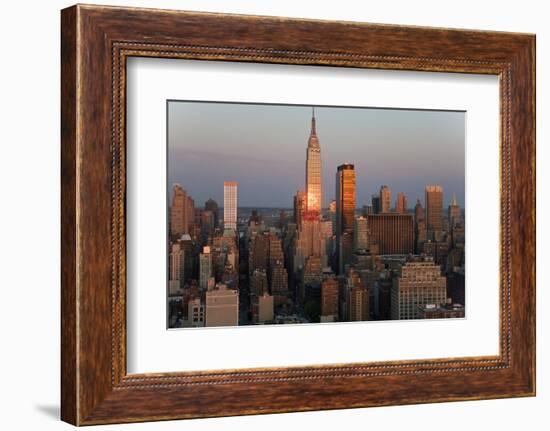 Empire State Building and Midtown Manhattan, New York, USA-Peter Adams-Framed Photographic Print