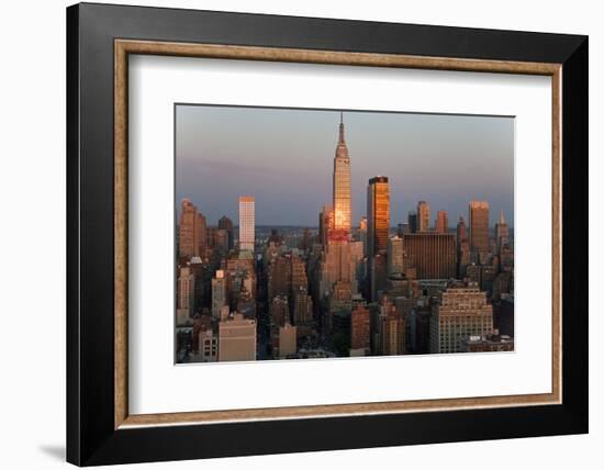 Empire State Building and Midtown Manhattan, New York, USA-Peter Adams-Framed Photographic Print