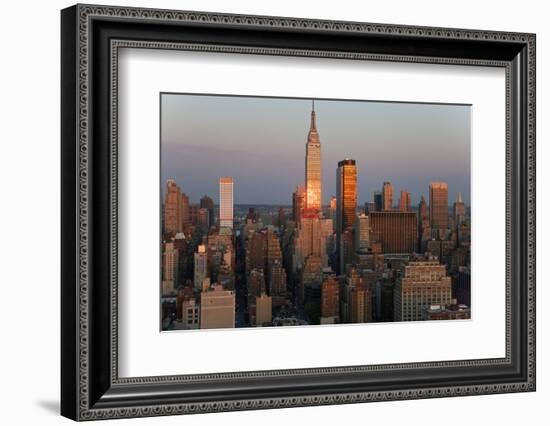 Empire State Building and Midtown Manhattan, New York, USA-Peter Adams-Framed Photographic Print