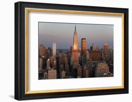 Empire State Building and Midtown Manhattan, New York, USA-Peter Adams-Framed Photographic Print