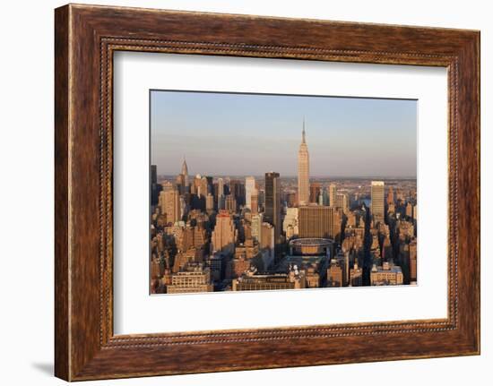 Empire State Building and Midtown Manhattan, New York, USA-Peter Adams-Framed Photographic Print