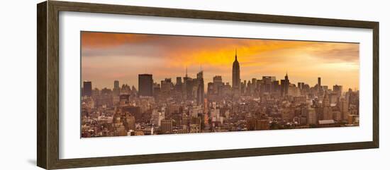 Empire State Building and Midtown Skyline, Manhattan, New York City, USA-Jon Arnold-Framed Photographic Print