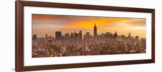 Empire State Building and Midtown Skyline, Manhattan, New York City, USA-Jon Arnold-Framed Photographic Print