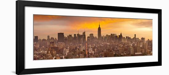 Empire State Building and Midtown Skyline, Manhattan, New York City, USA-Jon Arnold-Framed Photographic Print