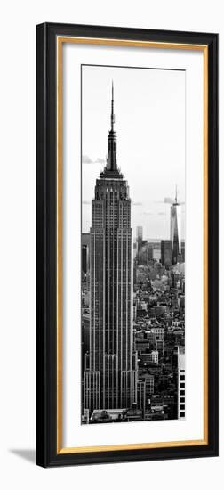 Empire State Building and One World Trade Center at Sunset, Midtown Manhattan, New York City-Philippe Hugonnard-Framed Photographic Print