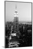 Empire State Building at Sunset, View from 5AV & 42nd Street, New York-null-Mounted Photographic Print