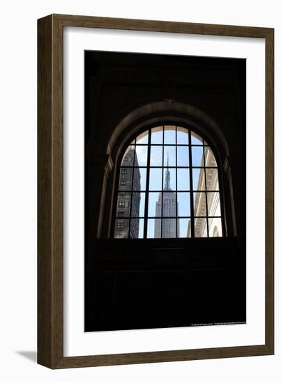 Empire State Building From Grand Central Station NYC-null-Framed Photo