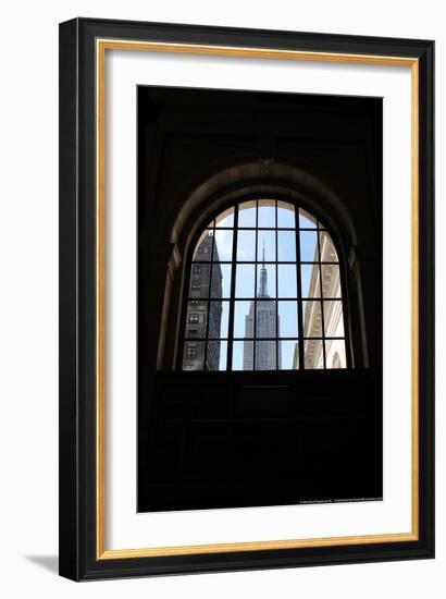 Empire State Building From Grand Central Station NYC-null-Framed Photo