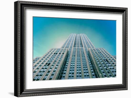 Empire State Building From Street-null-Framed Photo